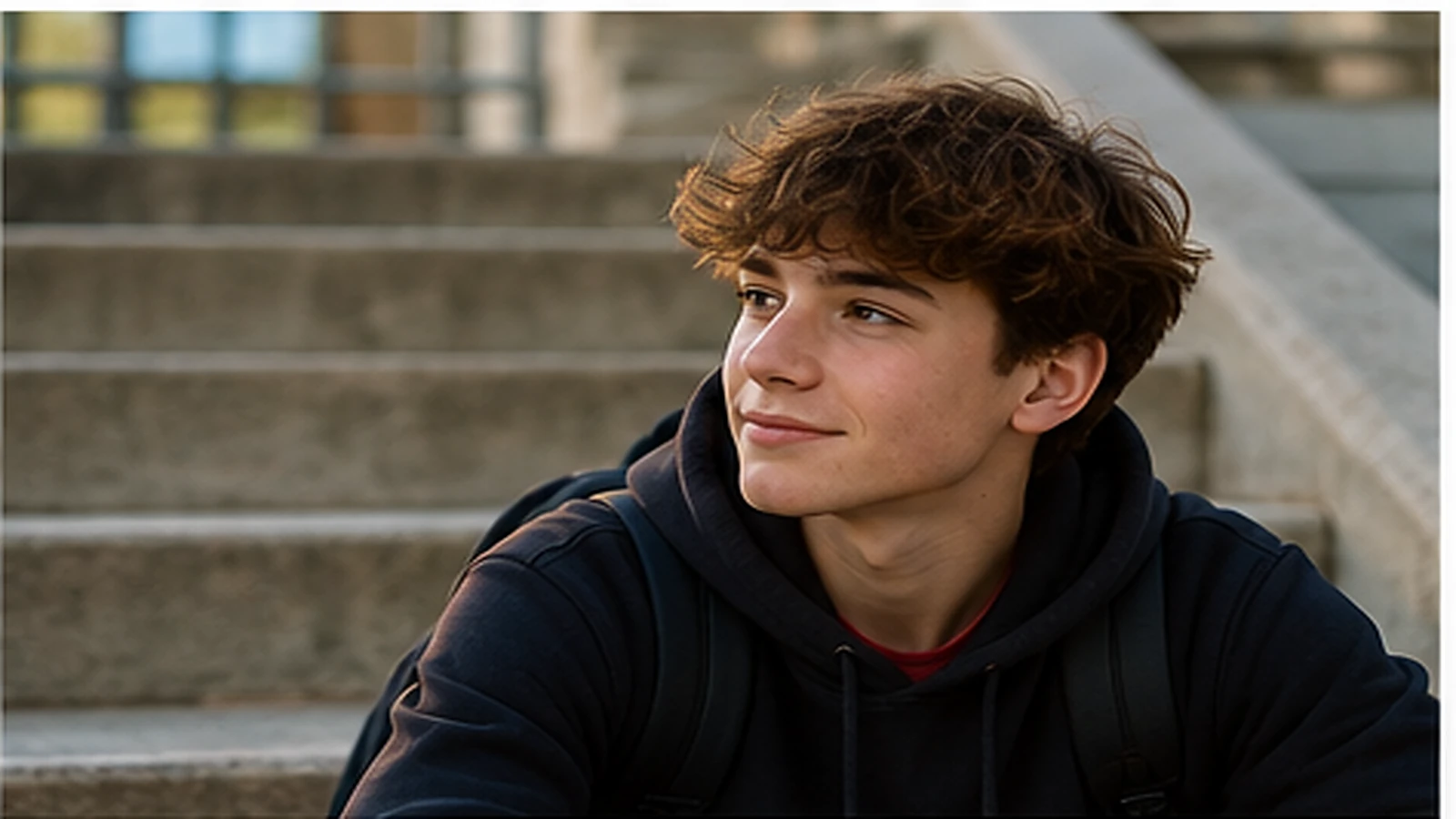 A young person in a supportive counselling conversation